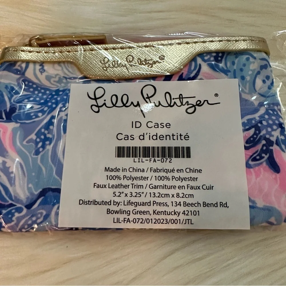 NWT Lilly Pulitzer Lilly Pulitzer Snap ID Card Case